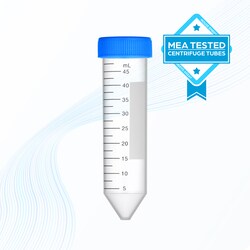MTC Bio&nbsp;Centrifuge Tube  MEA Tested  50mL  29x117mm  PP  w/ Screw Cap  Graduated  Sterile  20 Bags of 25 Tubes  500/cs